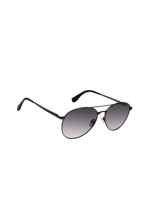 

David Blake Grey & Gunmetal-Toned Polarised & UV Protected Aviator Sunglasses SPP_SGDB2107