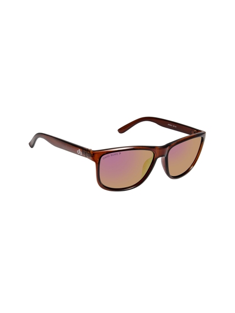 

David Blake Purple & Brown Polarised & UV Protected Wayfarer Sunglasses SPP_SGDB1757