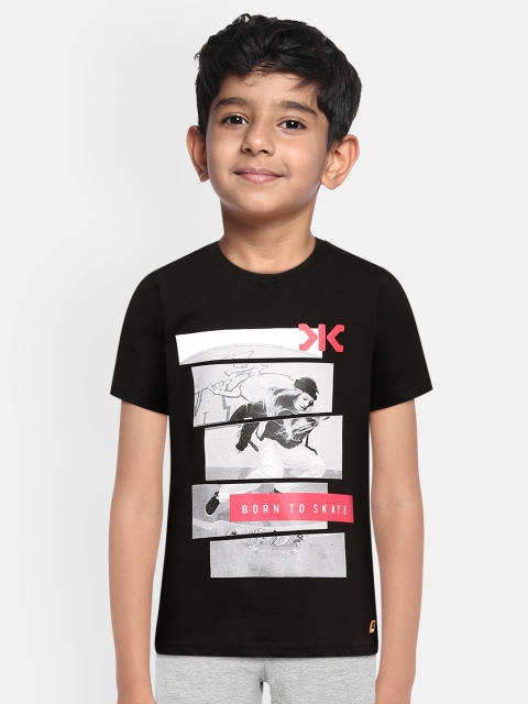 

Killer Boys Black Printed Pure Cotton T-shirt