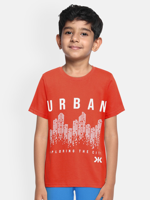 

Killer Boys Rust Pure Cotton Printed Pure Cotton T-shirt