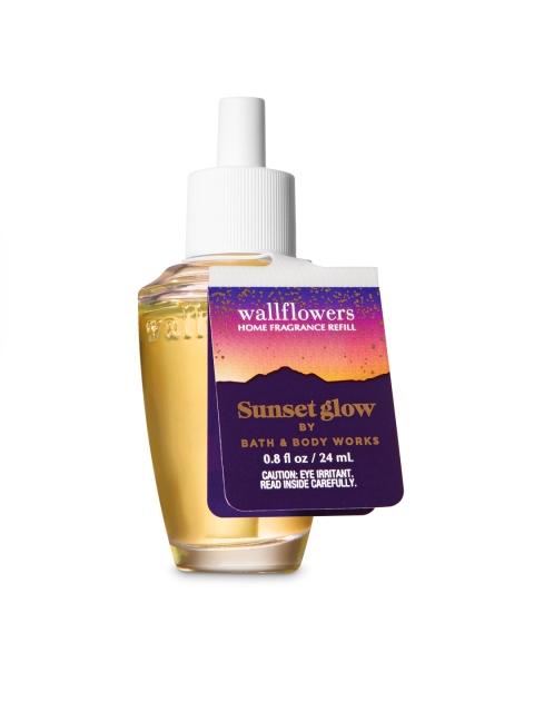 

Bath & Body Works Sunset Glow Wallflowers Fragrance Refill 24 ml, Yellow