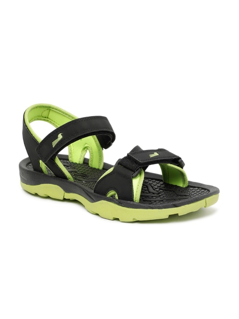 

Paragon Men Green & Black Comfort Sandals