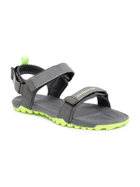 

Paragon Men Grey & Green Comfort Sandals