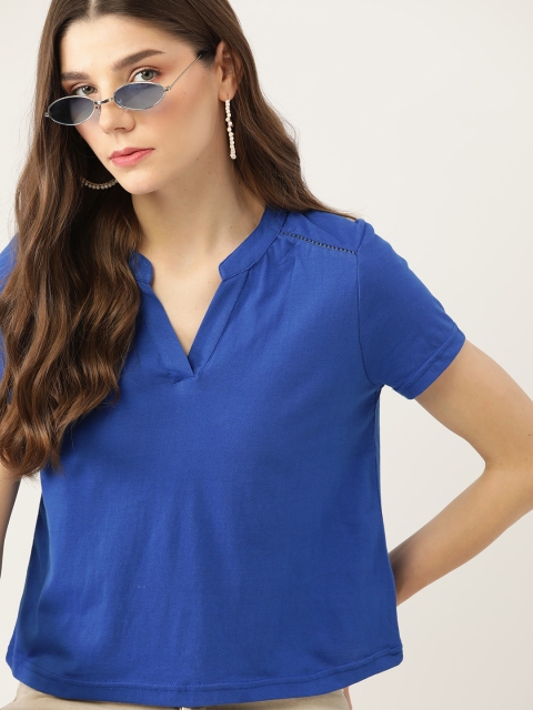

DressBerry Women Blue T-shirt