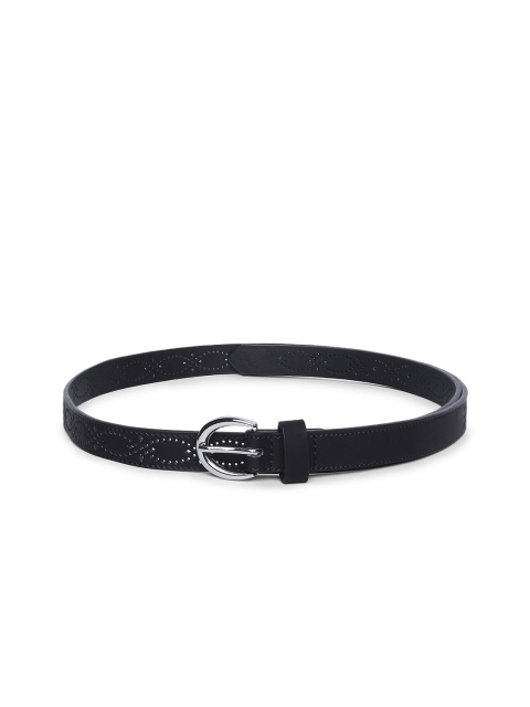 

Forever Glam by Pantaloons Women Black Textured Belt