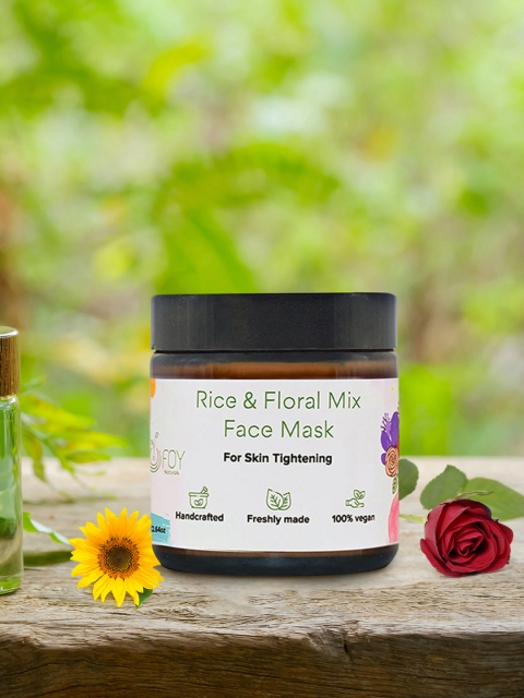 

FOY Naturals Unisex Rice & Floral Mix Face Mask 75 g, Cream