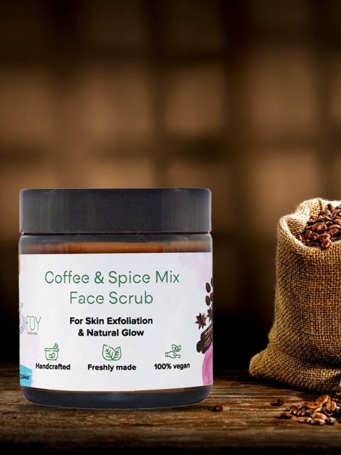

FOY Naturals Unisex Coffee & Spice Mix Face Scrub 75 gm, Brown