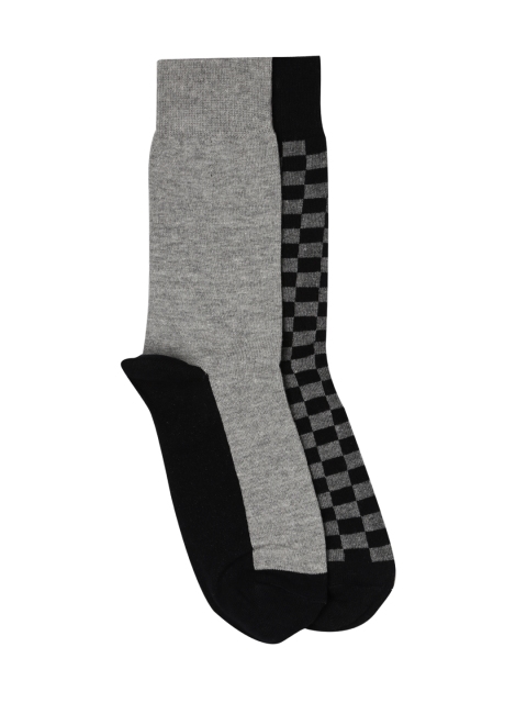 

Roadster Men Set of 2 Above Ankle-Length Socks, Black