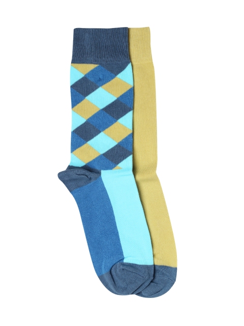 

Roadster Men Set of 2 Above Ankle-Length Socks, Blue