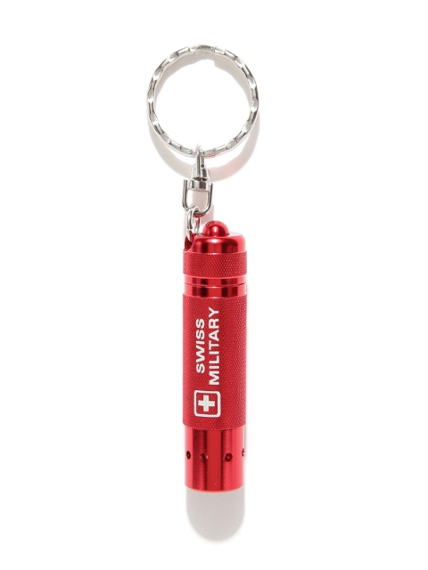 

Swiss Military Unisex Red Keychain with LED