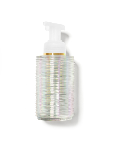 

Bath & Body Works Iridescent Gentle Foaming Soap Dispenser, White