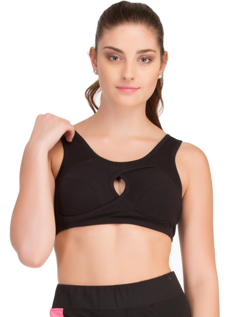 

Clovia Black Sports Bra BR0567P13