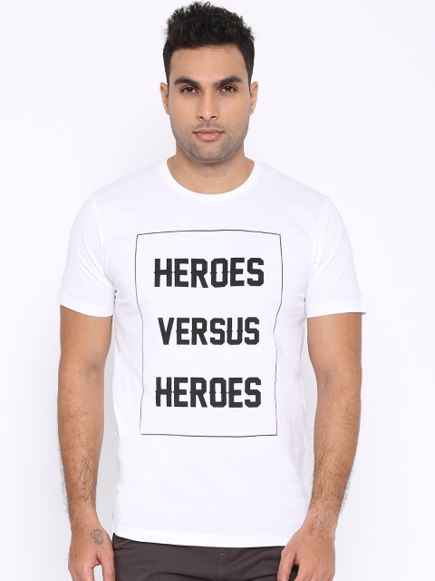 

Locomotive White Printed Pure Cotton T-shirt