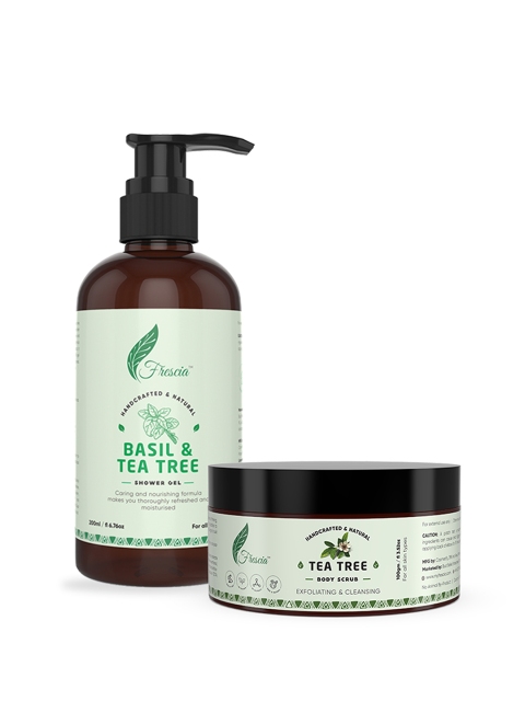 

Frescia 2 Pc Tea Tree Body Cleanser Combo - 300 g, Green