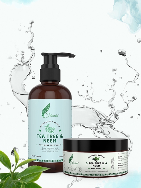 

Frescia Unisex Tea Tree Neem Cleansers Combo 300 ml, Green