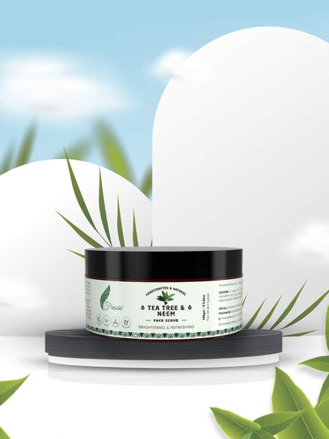 

Frescia Tea Tree Neem Anti Acne Face Scrub - 100 g, Green