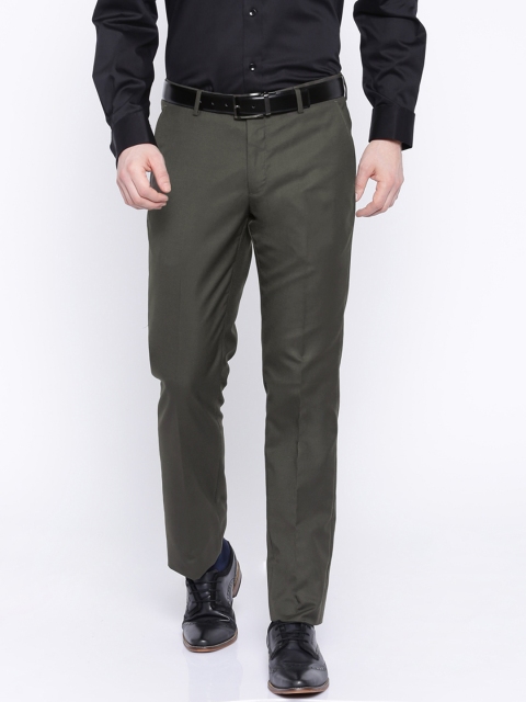 

Arrow Charcoal Grey Slim Fit Formal Trousers