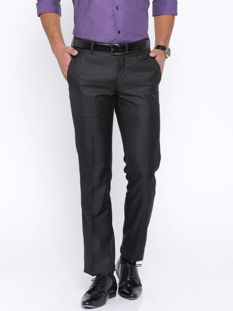 

Arrow Black Slim Fit Formal Trousers