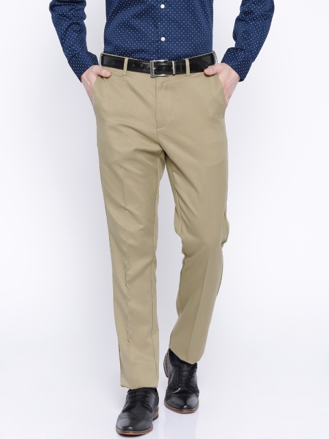 

Arrow Beige Tapered Fit Polyester Formal Trousers