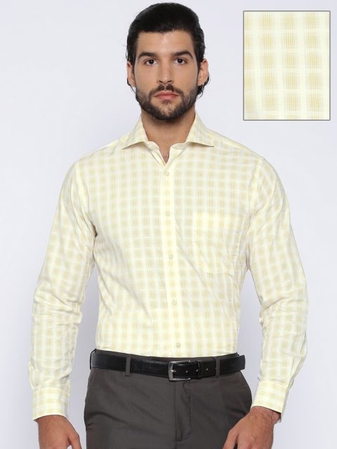 

Arrow Yellow & White Checked Formal Shirt