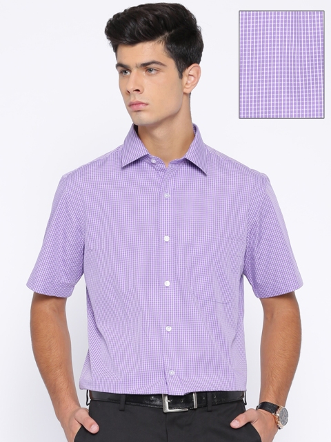 

Arrow Purple Checked Formal Shirt