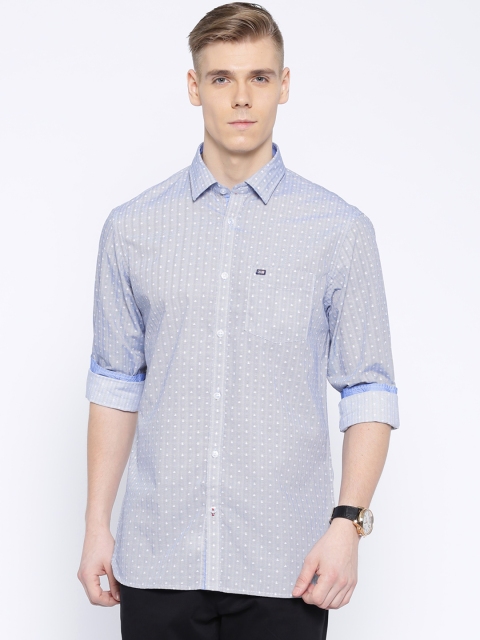 

Arrow Sport Blue & White Printed Slim Fit Casual Shirt