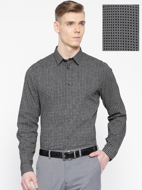 

Arrow New York Black Printed Slim Fit Formal Shirt