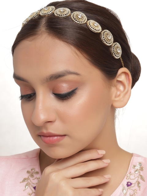 

Shoshaa Gold-Toned Beaded Hairband