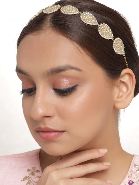 

Shoshaa Gold-Toned Beaded Hairband