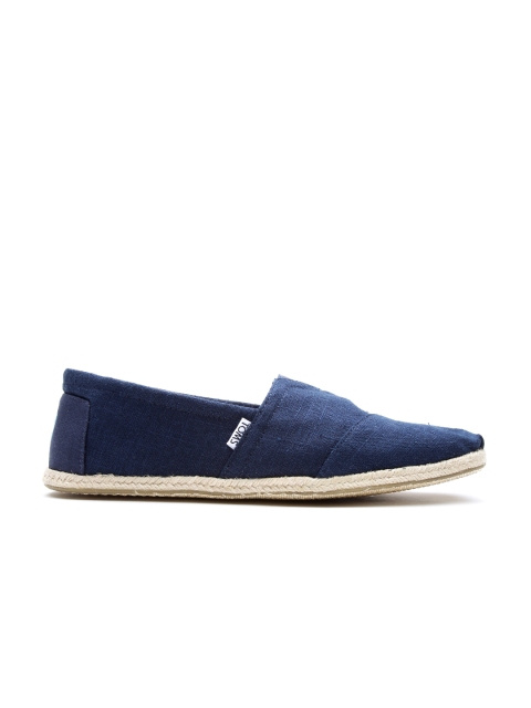 

TOMS Men Navy Canvas Espadrilles, Navy blue