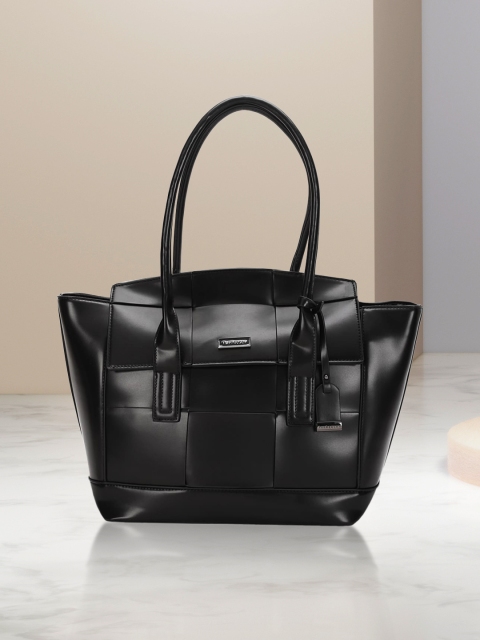 

Van Heusen Black Textured Shoulder Bag