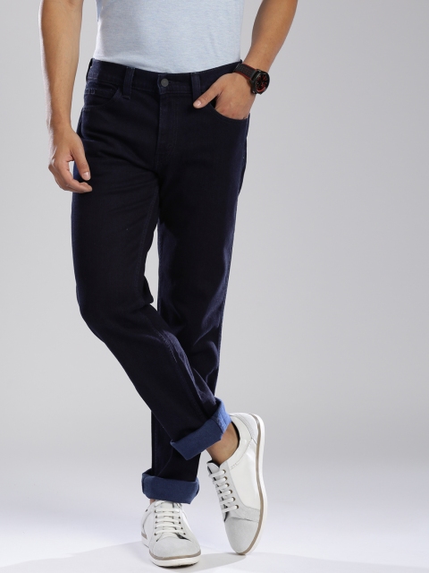 Levi's Navy Slim Fit Stretchable Jeans 511 available at myntra for Rs.1699