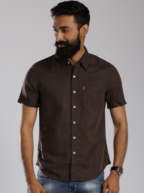 

Levi's Brown Slim Fit Casual Shirt