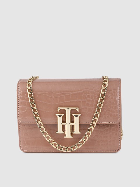 

Tommy Hilfiger Pink Textured Sling Bag