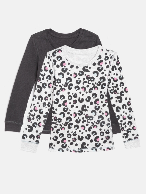 

Marks & Spencer Girls Pack Of 2 Thermal Tops, Charcoal