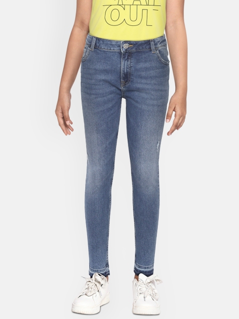 

Marks & Spencer Girls Blue Skinny Fit Light Fade Sustainable Stretchable Jeans