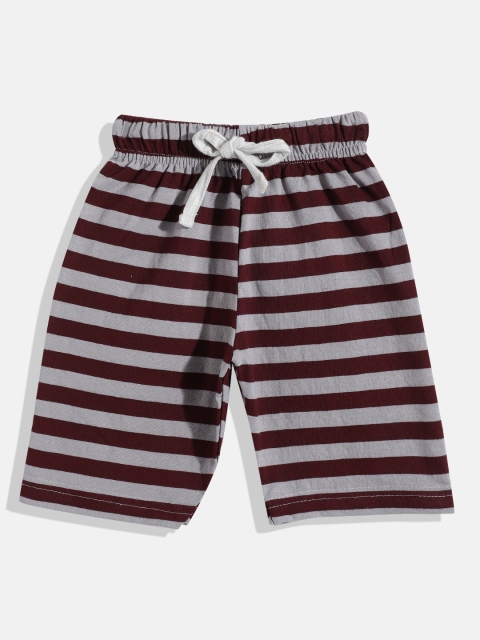 

GAME BEGINS Boys Assorted Striped Pure Cotton Shorts
