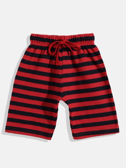 

GAME BEGINS Boys Assorted Striped Pure Cotton Shorts