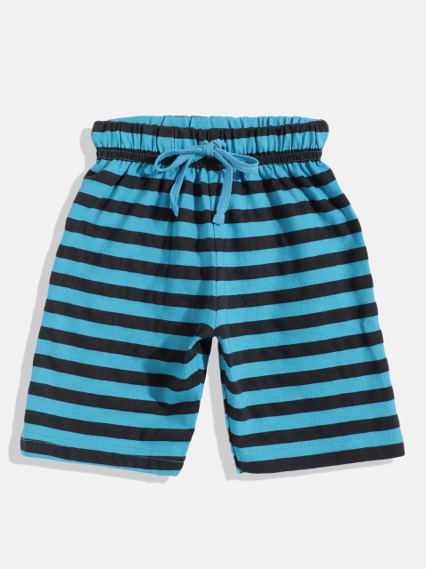 

GAME BEGINS Boys Assorted Striped Pure Cotton Shorts