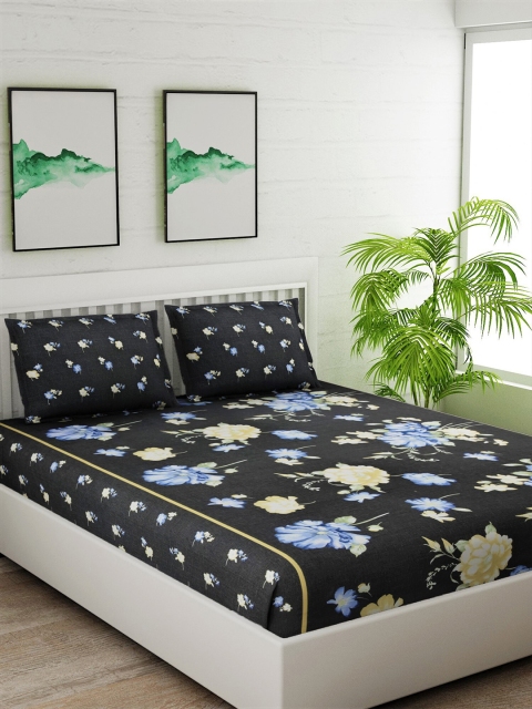 

Salona Bichona Unisex Black Floral