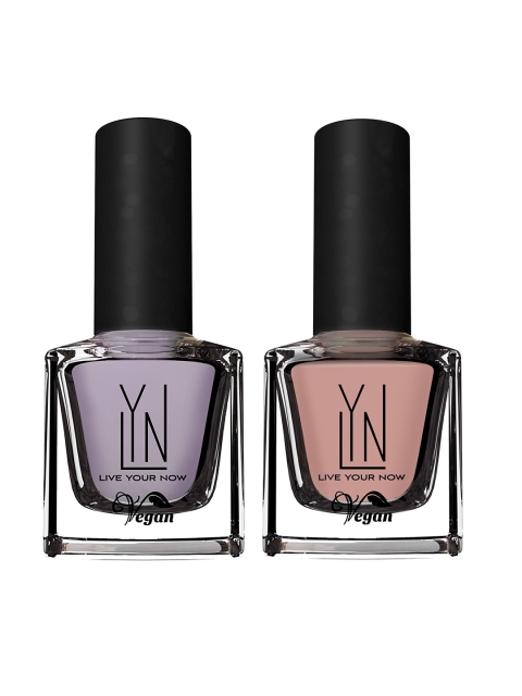 

LYN LIVE YOUR NOW Lacquer Berry Smoothie & Lav Affair Set Of 2 Nail Polish 8 ml, Pink