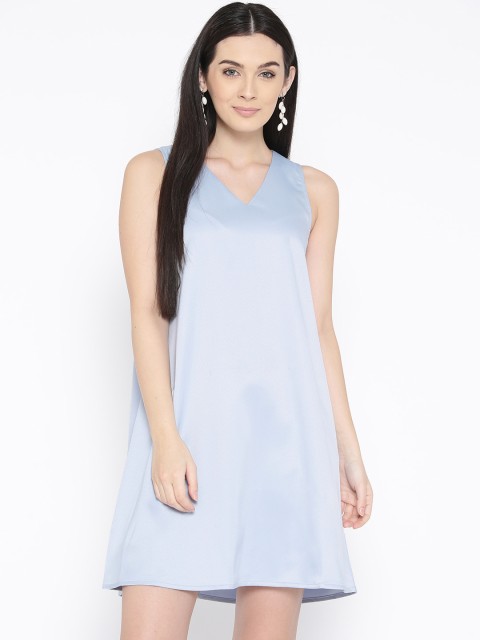

Vero Moda Blue A-Line Polyester Dress