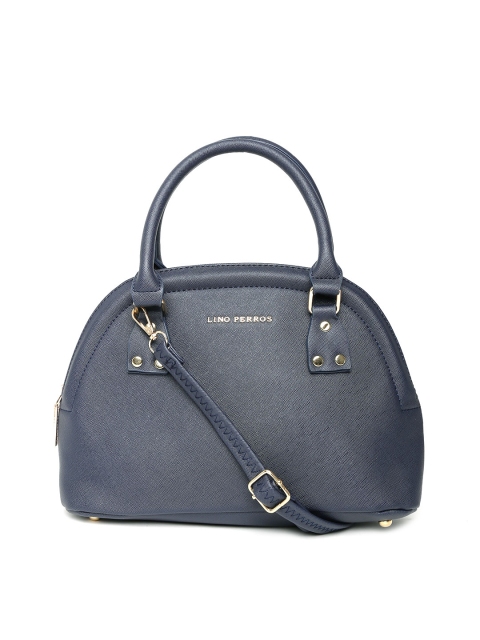 

Lino Perros Navy Handbag with Sling Strap, Navy blue