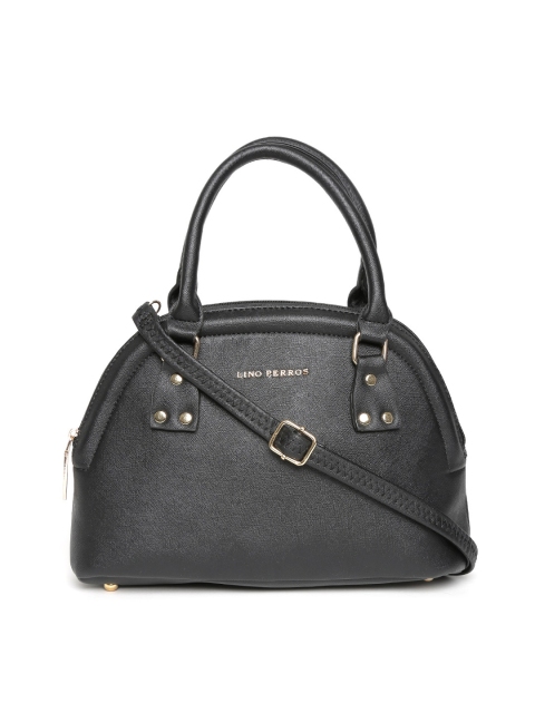 

Lino Perros Black Handbag with Sling Strap