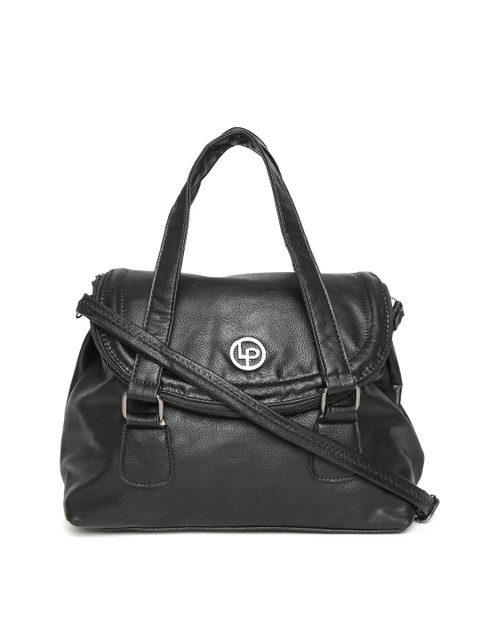 

Lisa Haydon for Lino Perros Black Textured Handbag with Sling Strap