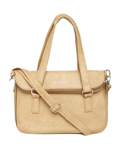 

Lino Perros Beige Shoulder Bag with Sling Strap