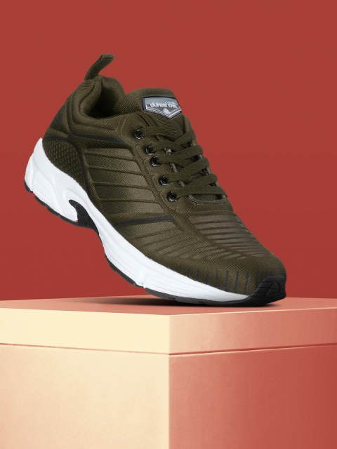 

Duke Men Olive Green Running Shoes