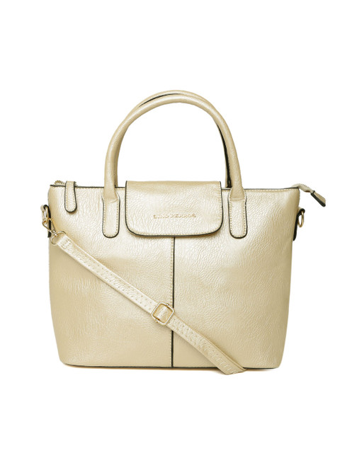 

Lino Perros Muted Gold-Toned Handbag with Sling Strap
