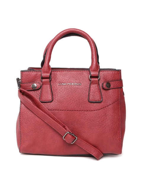 

Lino Perros Red Handbag with Sling Strap