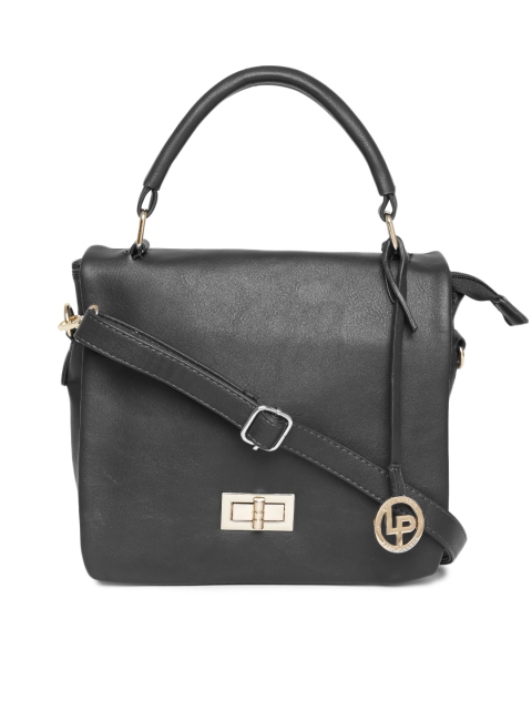 

Lino Perros Black Satchel with Sling Strap